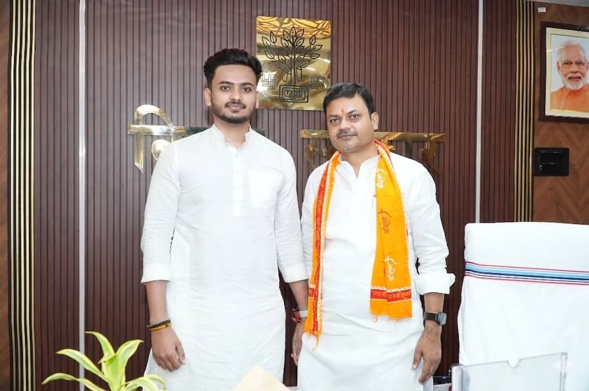 Discussion with PHED Minister Sanjay Singh Ji
